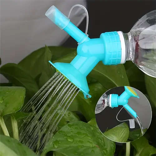 1pc Dual-Use Watering Nozzle Fits Soda Beverage Bottles Ideal for Flowers Gardening Thread Random Co