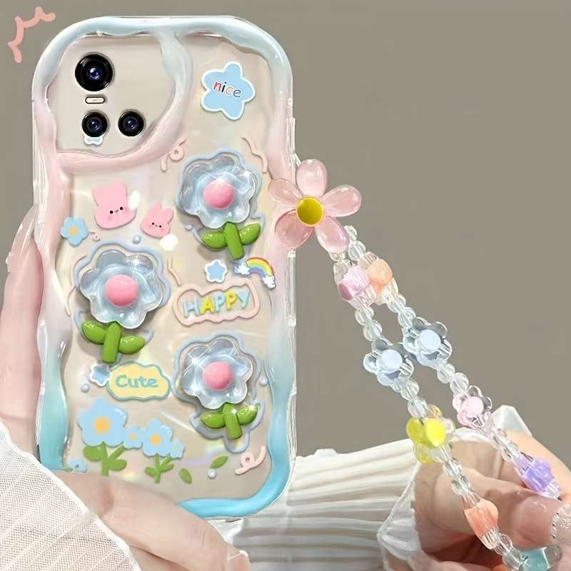 1pc Transparent Blue For Samsung Galaxy S24 FE Phone Cases