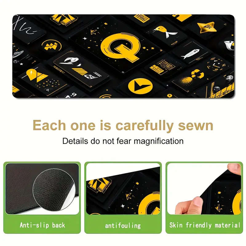 1pc 30x60cm Gaming Office Mouse Pad Waterproof Non-Slip Durable