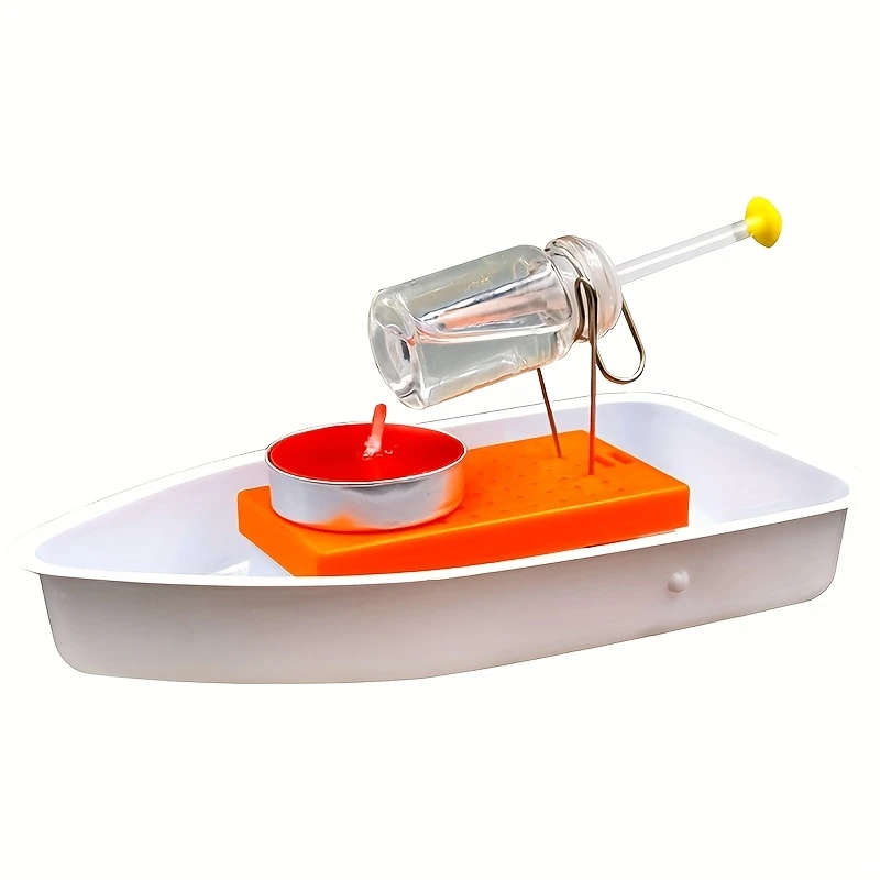1Pc Science And Technology Small Production Invention Handmade Diy Steamboat Model Science Experimen
