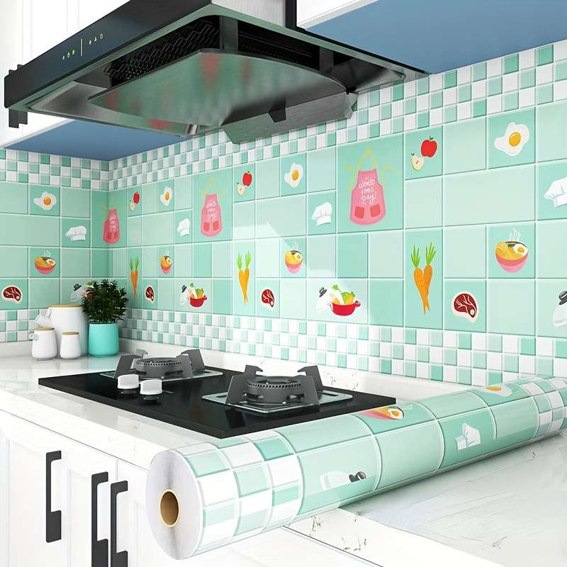 1PC Wall StickersGreen60X500CM