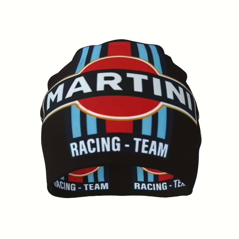 1pc Martini Racing Team Splicing Thin Beanies Caps Outdoor Activity Men Women Gift Choice P