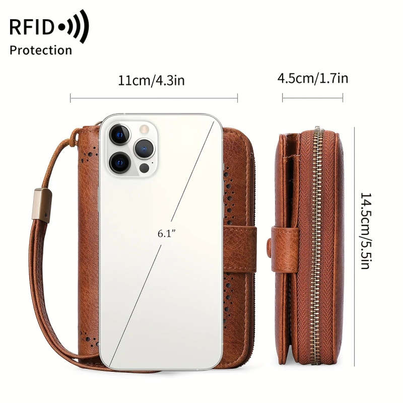 Fashion Zipper Card Holder