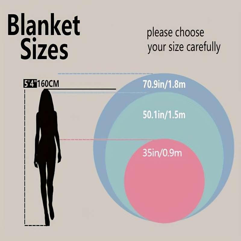 1ps Blanket Size 70Inch  1.8M  Style Cookies