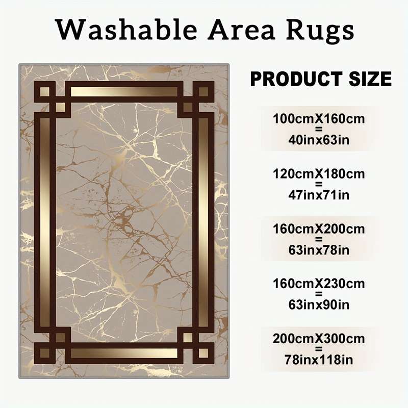 1Pc 160x200cm 63x78inch Floor Mat