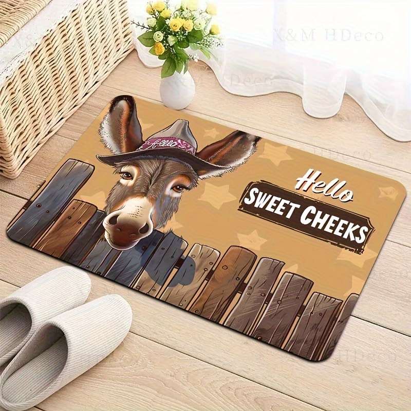 1Pc Earth Yellow 19.69x31.49inch 50x80cm Floor Mat