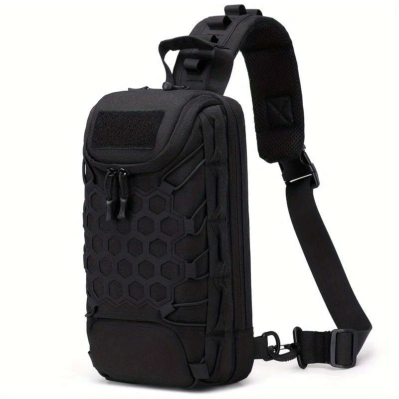 1pc Chest Bag Camouflage Outdoor Single Shoulder Crossbody Bag Tactical Cycling Backpack Mountaineer