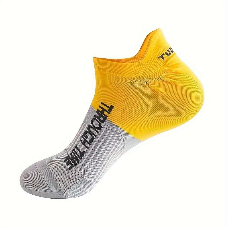 5 Pairs Of Color Matching Earrings One Size High Elastic Socks