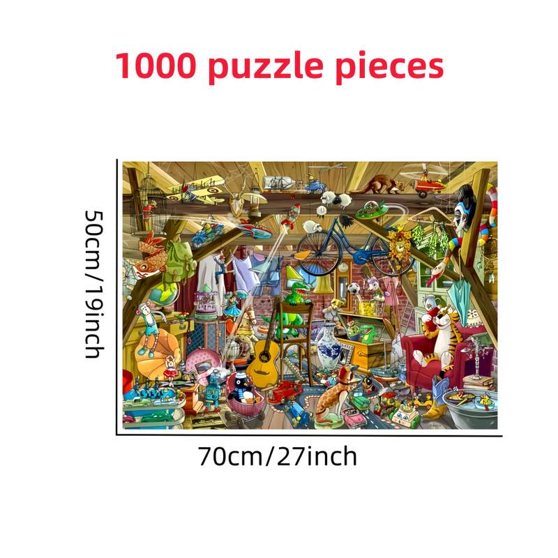 1000 Piece Mini Paper Jigsaw Puzzle