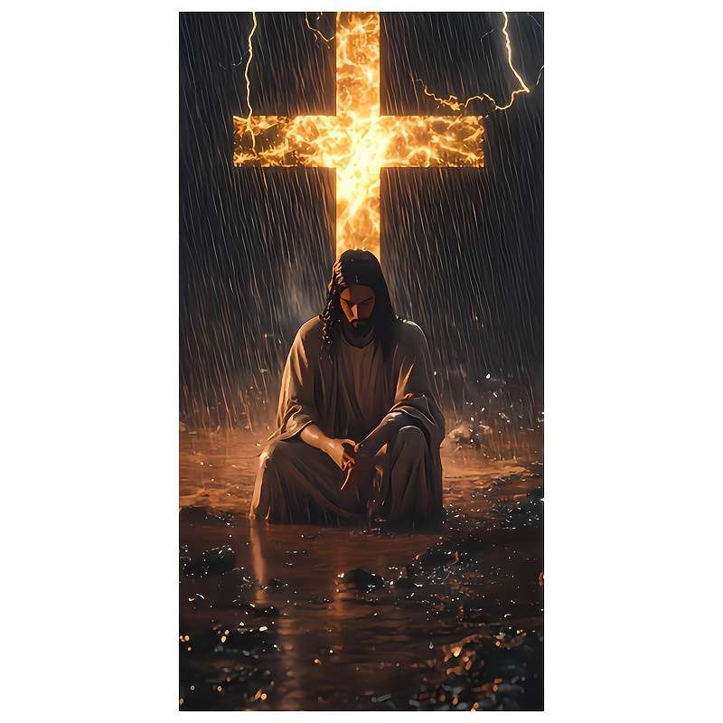 2pcs Jesus Christian Themed Stickers