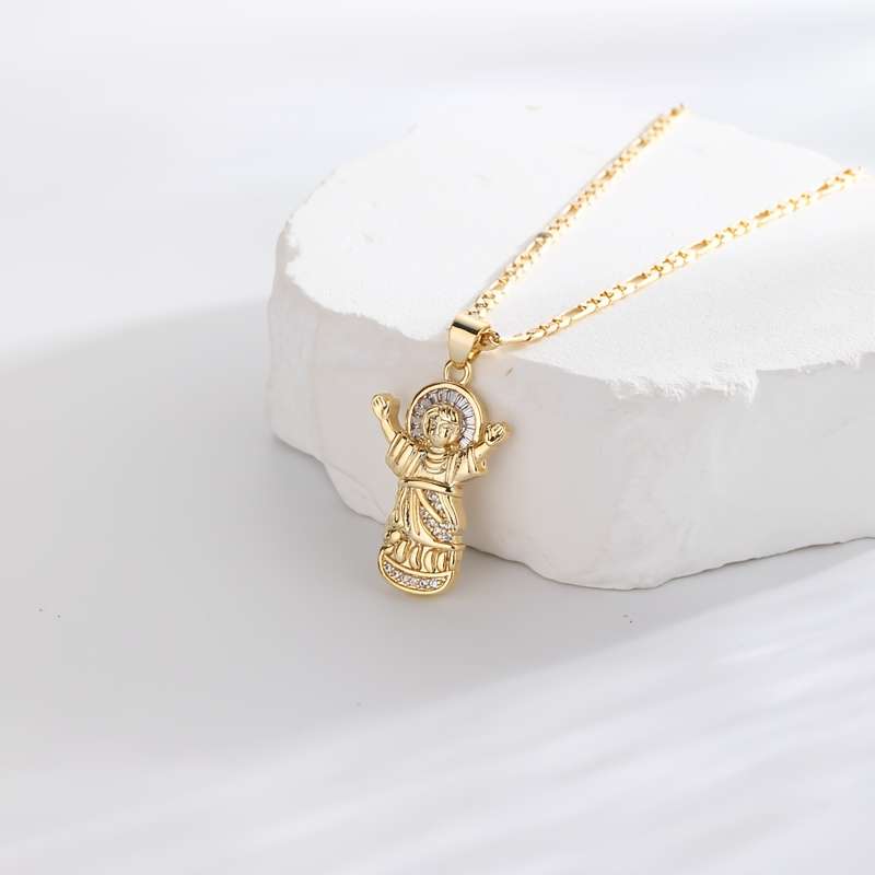1 Piece Pendant Necklace Jesus Theme Pendant