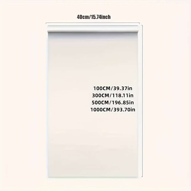 1PC Wall StickersGray Morning Mist40cm WideX2m Long