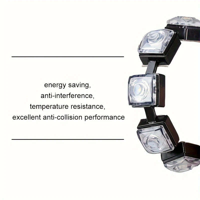 2pcs Universal Car Led DRL Daytime Running Light Flexible 6SMD White Driving Bulb Car Styling DC 12V