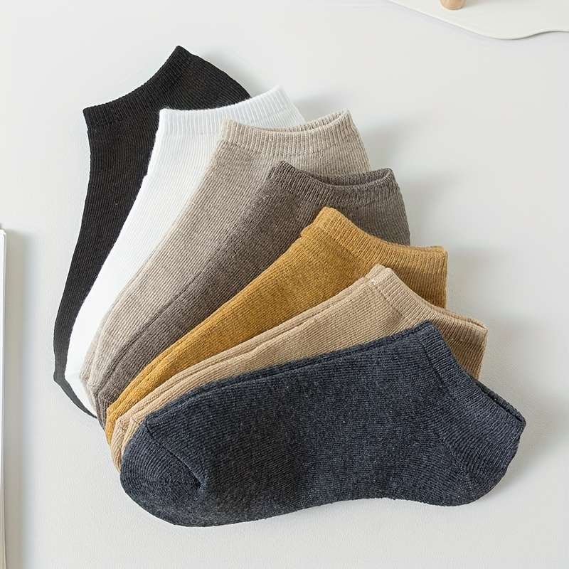 1Pairs Sock Seven Pairs Of Mixed Colors  One Size