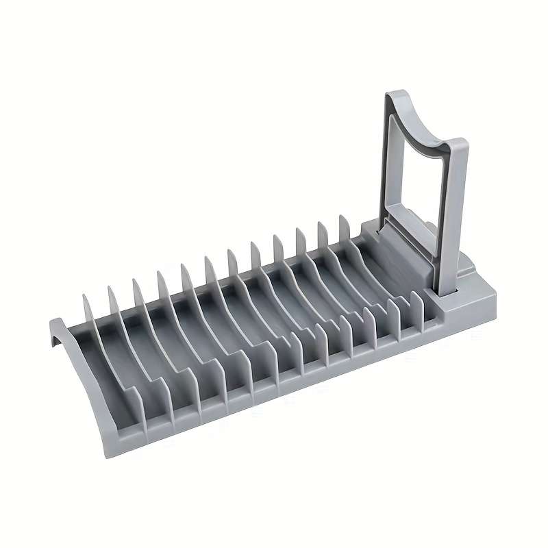 1pc Foldable Dish Rack   Space-Saving Plastic Kitchen Organizer for Countertops and Cabinets   Mult