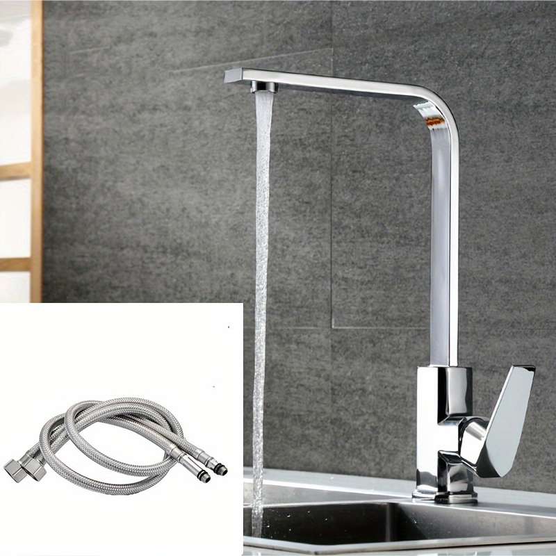 1pc Top Ten Kitchen Faucets Of The Same Style Hot And Cold Sinks Stainless Steel Rotatable