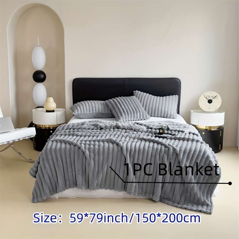 1ps Blanket Color Cream Green size 230x200CM