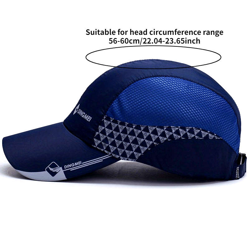 1pc A Unisex Summer Travel Baseball Cap for Men Perfect for Outdoor Leisure Activities.