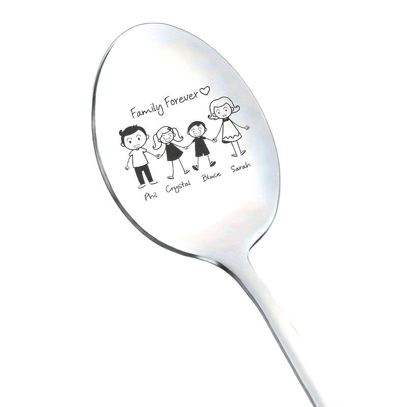 1pcStainless Steel Spoon Upgrade Thickened New Spoon Mirror Polished Stainless Steel Spoon Lo