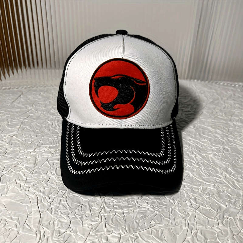 1pc Unisex Hip-Hop Baseball Cap Breathable Mesh Outdoor Casual Fashion Trucker Hat 65% Polyes