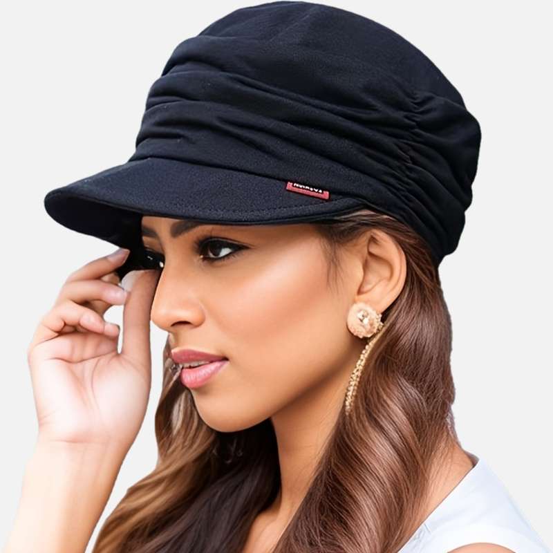 1pc New Spring Autumn Winter Casual Hat Versatile Mom Hat Retro Temperament Fashion Soft Brim Hat