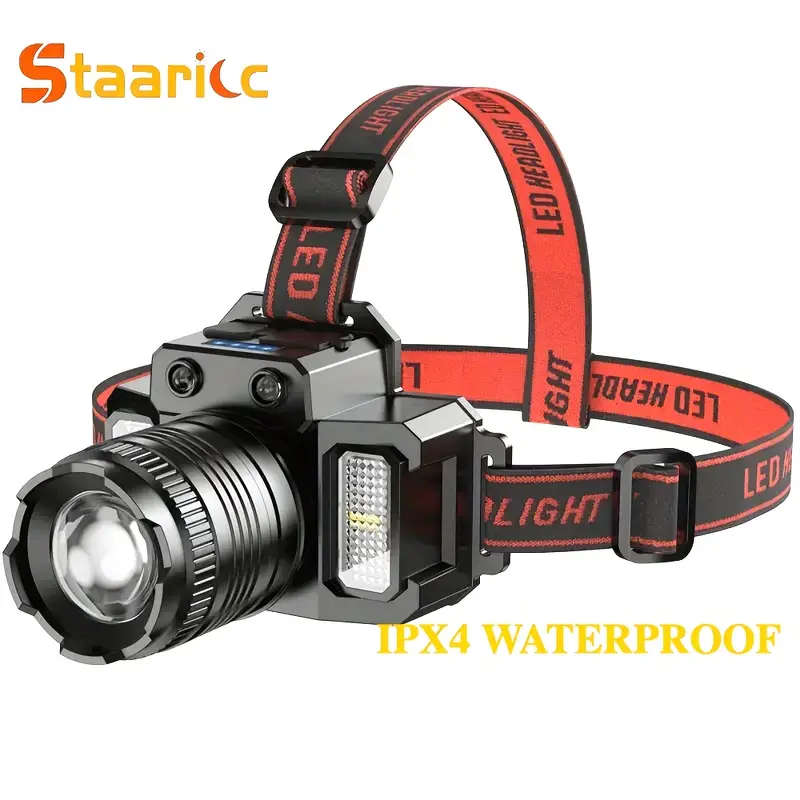 Rechargeable Head Mounted Flashlight