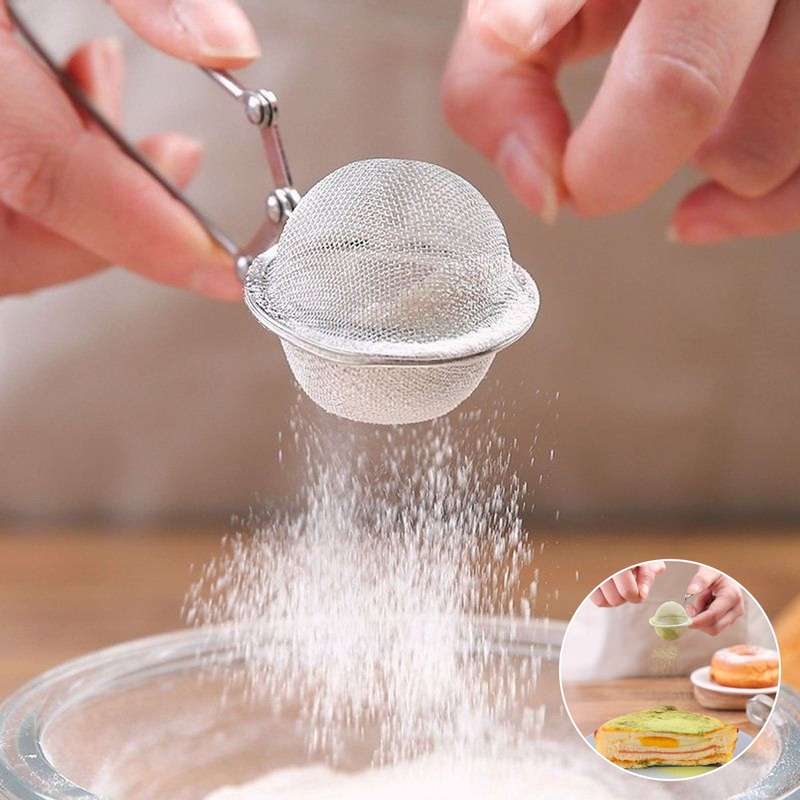 1pc Powdered Sugar Shaker Flour Sieve Upgrade Your Baking Supplies