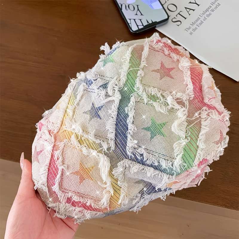 1pc Retro Five-Pointed Star Beret Versatile for Both Men And Women Artist Hat Stylish And Casual