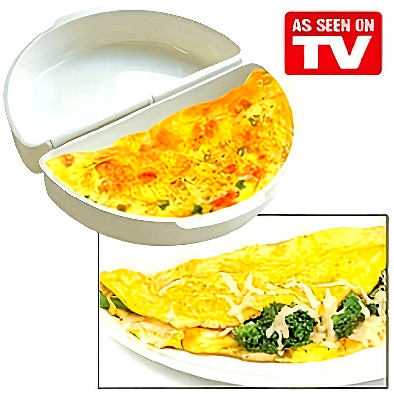 1pc Leak-Proof Microwave Egg Storage Container with Lid Portable Food Organizer for Camping