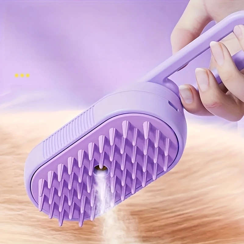 3 in 1 Steam Pet Brush