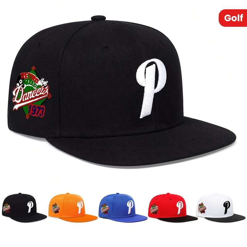 1pc Adjustable Baseball Cap with Embroidered P 1973 Graphic Breathable Polyester Curved Brim