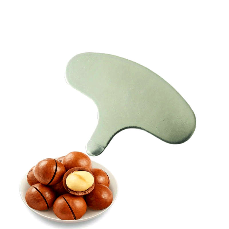 1pc Stainless Steel Macadamia Nut Opener Durable Kitchen Gadget for Easy Dried Fruit Cracking