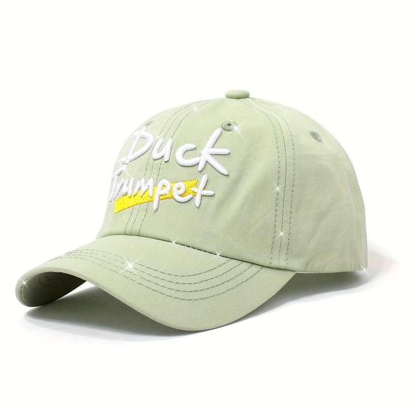 1pc Youngsters' Breathable Cotton Baseball Cap with Cartoon Embroidery Perfect for Outdoor Activit