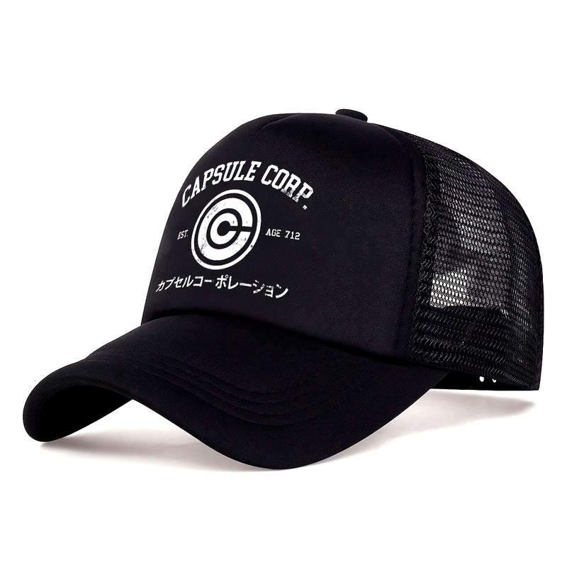1pc Anime Printed Half Mesh Baseball Cap Unisex Outdoor Simple Fashion Lightweight Portabl