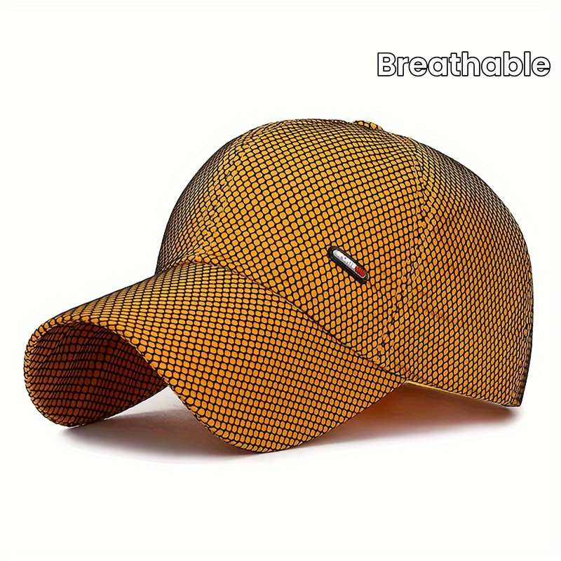 1pc New Stylish Baseball Cap Casual Breathable Dad Hat Stylish Adjustable Sunshade Sports Hats For
