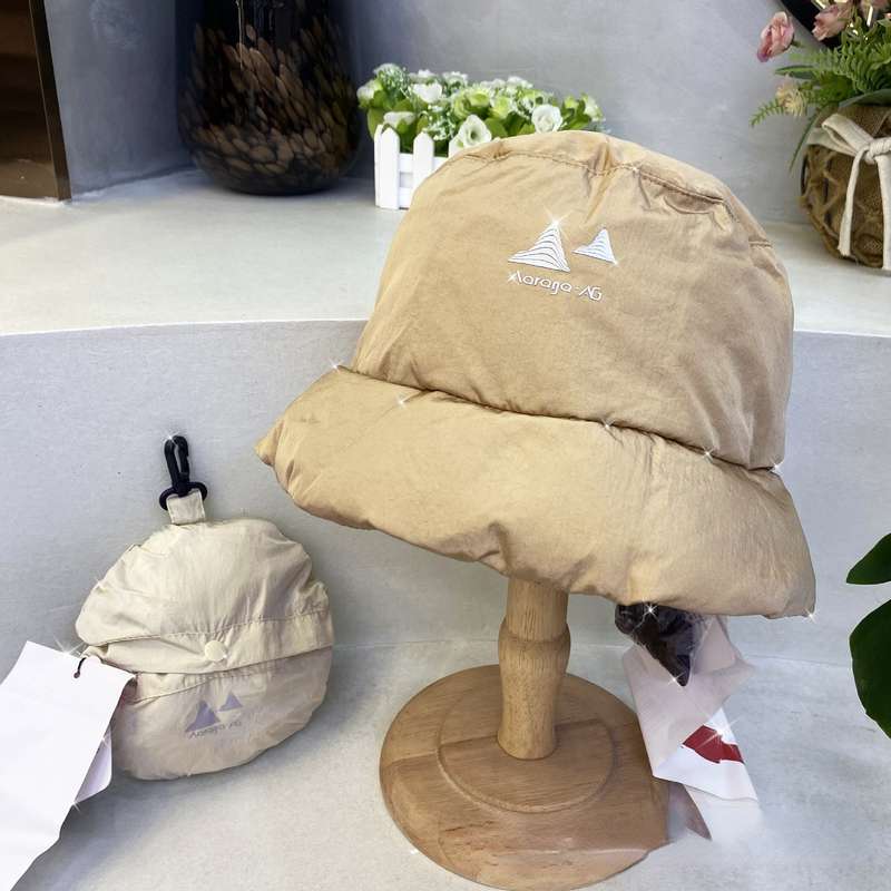 1pc Unisex Acrylic Bucket Hat 100% Acrylic Lightweight Inelastic Hand Washable Winter Outdoor