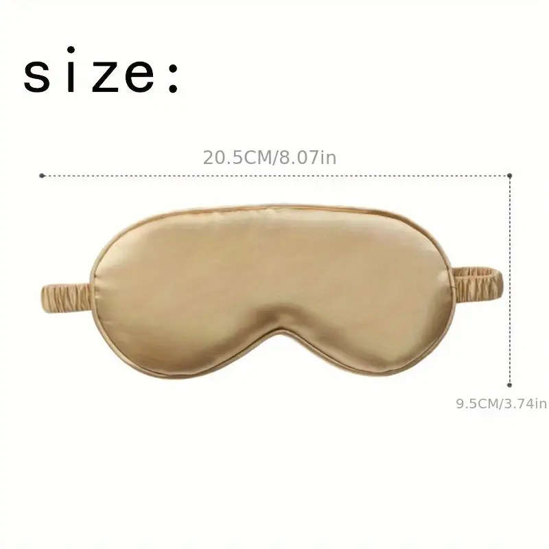 1Set sleep mask with storage bag and hair band