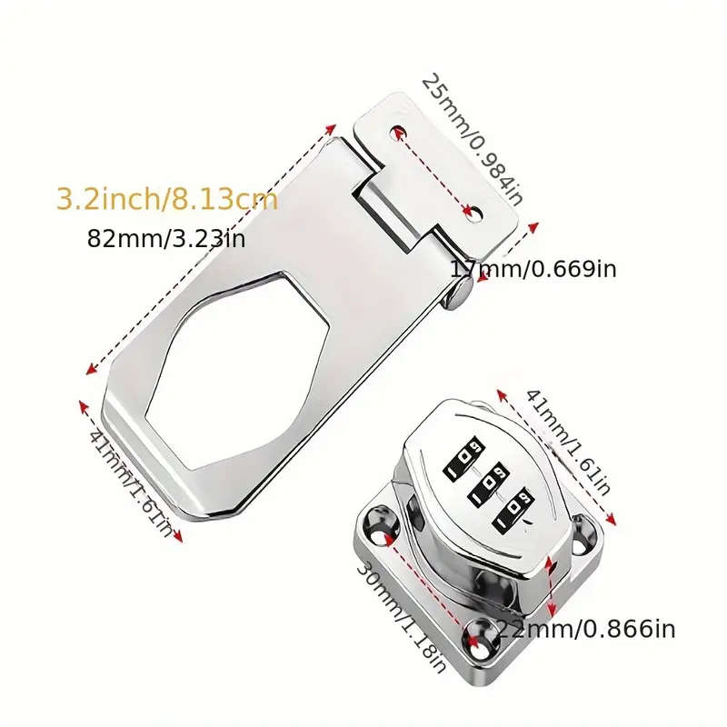 Home Password Replacement Padlock Security Baby Lock Cabinet Door Password Lock