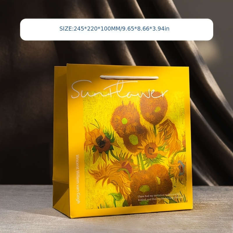 1000pcs Puzzle with Gift Bag Van Gogh Sunflower 68x49cm 1000pcs Gray Card Jigsaw Puzz