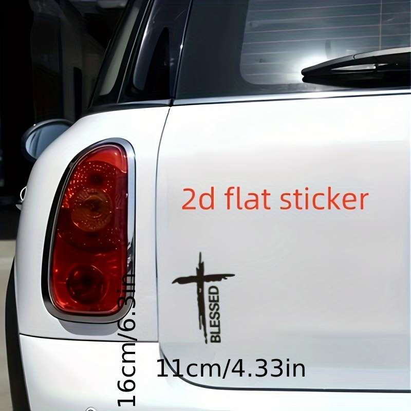 1pc Black Jesus Christian Themed Stickers