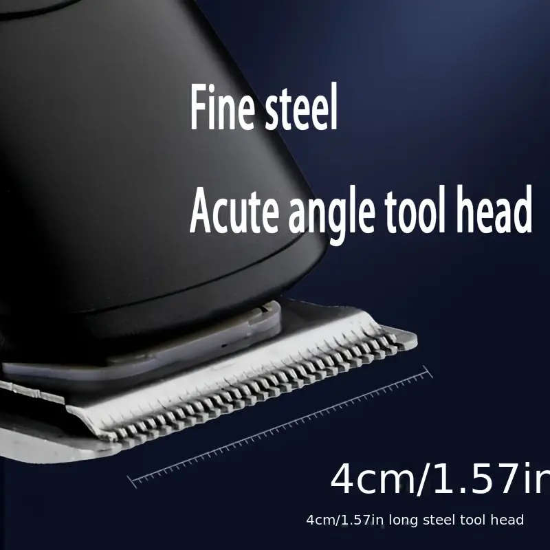 1pc Men'S Electric Shaver, Cordless Rotary Precision Trimmer with Hair Clipper, USB Rechargeable Com
