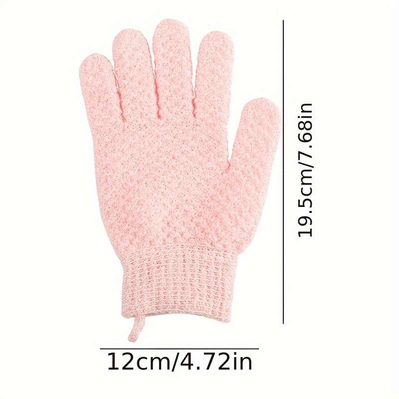 1 Pair Blue Shower Gloves Warm Gloves