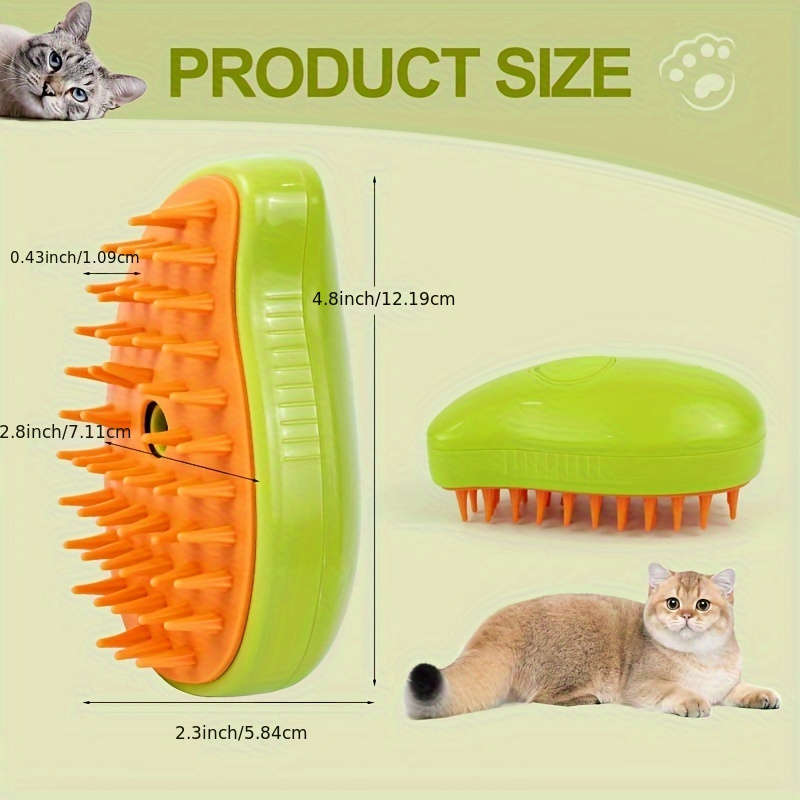 1pc Yellow Pet Comb