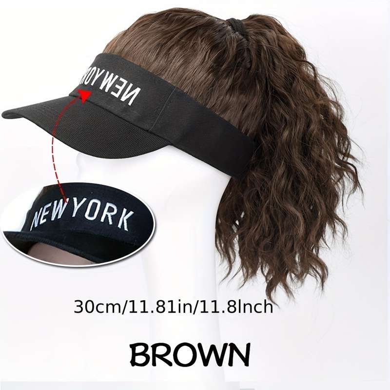 1Pc Light Brown 30.48cm Fashion Design Wig