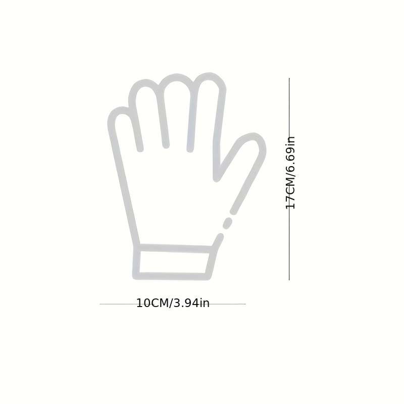 1 Pair Fingerless Cerulean Warm Gloves