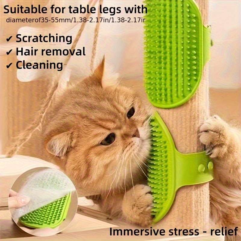 1pc Green Add Yellow Pet Comb