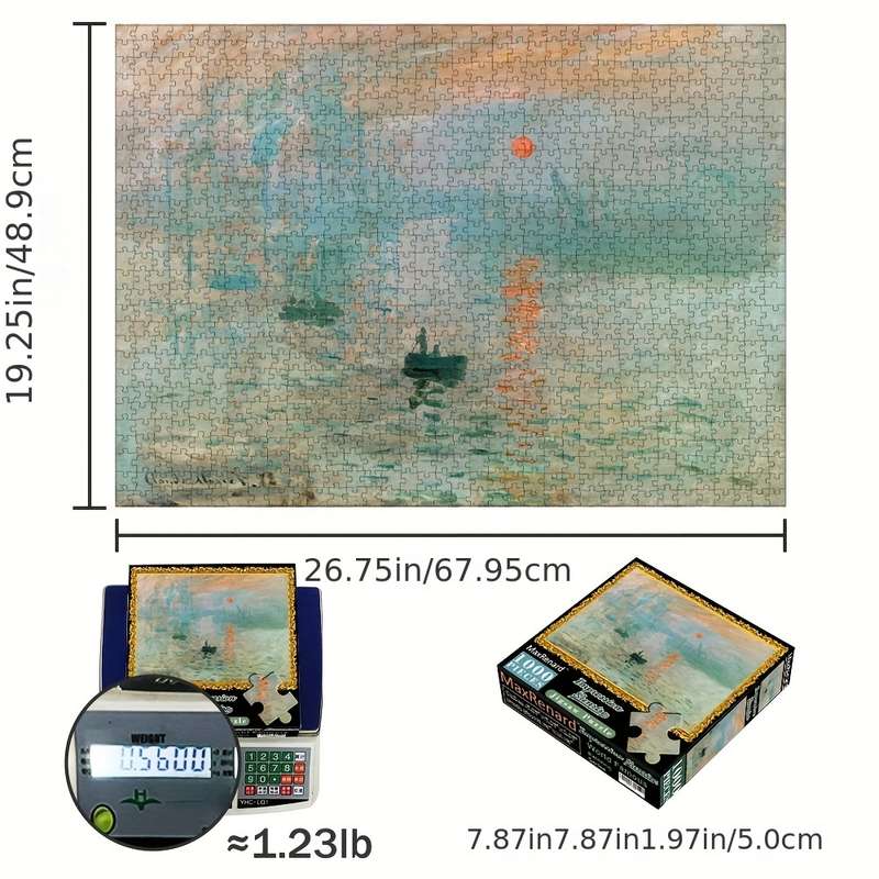 1000 Piece Paper Jigsaw Puzzle For Adults