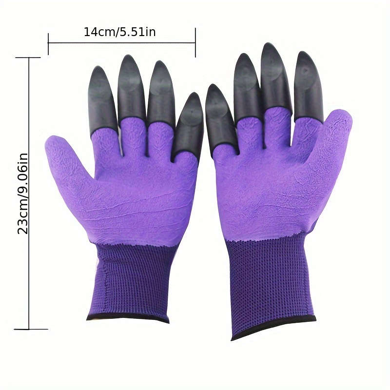 1 Pair Purple Multi Purpose Work Gloves