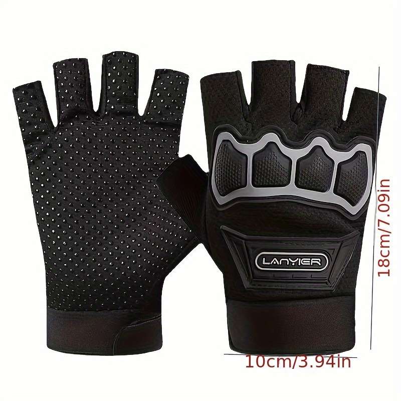 1 Pair Red Outdoor Sports Gloves