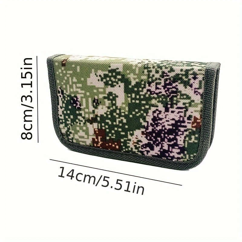 1set Single Soldier Needle and Thread Box Portable Sewing Kit Outdoor Single Soldier Camouflage Need